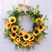 dameing artificial sunflower 15 7inch decorative logo