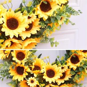 img 1 attached to DAMEING Artificial Sunflower 15 7Inch Decorative