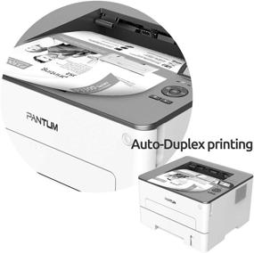 img 1 attached to 🖨️ Pantum Compact Wireless Monochrome Laser Printer: Duplex Two-Sided NFC Printing for Efficient Work from Home Office (33 PPM, M15DW-W5N23A)