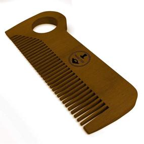 img 4 attached to Wooden Beard Comb Men Mustache