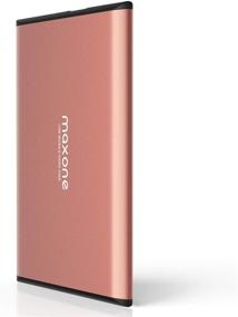 img 4 attached to Maxone 250GB Rose Pink Ultra Slim Portable External Hard Drive 💖 HDD USB 3.0 for PC, Mac, Laptop, PS4, Xbox One - Improved SEO