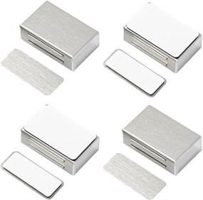 img 4 attached to Jiayi 4 Pack Cabinet Magnetic Catch: Strong Adhesive Door Magnet Latch for Cupboards, Closets, and Drawers