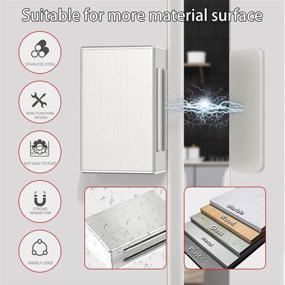 img 3 attached to Jiayi 4 Pack Cabinet Magnetic Catch: Strong Adhesive Door Magnet Latch for Cupboards, Closets, and Drawers