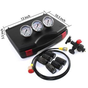 img 1 attached to 🔧 SINOCMP Hydraulic Kit - Pressure Gauges for Hydraulics, Pneumatics, and Plumbing
