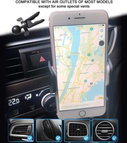 img 2 attached to 📱 Universal Car Phone Mount with Strong Suction and Retractable Long Arm - Ideal for Big and Thick Phones! Dashboard Windshield Air Vent Cell Phone Holder, Compatible with All iPhone and Android Smartphones