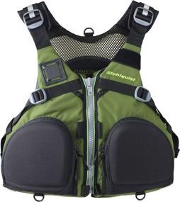 img 4 attached to 🎣 Stohlquist Fisherman Lifejacket (PFD) in Olive Green (L/XL) - Top Choice for Anglers and Water Enthusiasts