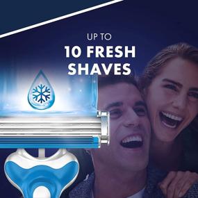 img 2 attached to 🪒 Ultimate Shaving Experience: Gillette Sensor3 Cool Men's Disposable Razors, 8 Count