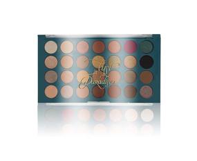 img 3 attached to Ccolor Lust In Paradise: 28 Color Eyeshadow Palette with Highly Pigmented Professional Formulation and Neutral Cool Warm Brown Bronze Colors for Smokey Eye - Makeup Palette with Transparent Cover