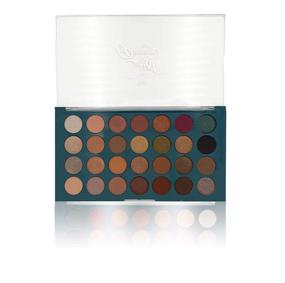 img 2 attached to Ccolor Lust In Paradise: 28 Color Eyeshadow Palette with Highly Pigmented Professional Formulation and Neutral Cool Warm Brown Bronze Colors for Smokey Eye - Makeup Palette with Transparent Cover