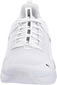 img 3 attached to PUMA Anzarun Sneaker White High Red Gray Men's Shoes and Fashion Sneakers