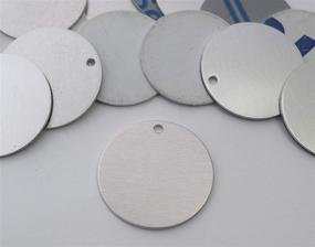 img 1 attached to 🔘 RMP Stamping Blanks: 1-1/2 Inch Round Aluminum 0.063 Inch - 50 Pack