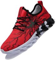 π meinianguan sneakers: stylish and lightweight lace-up athletic shoes for girls logo