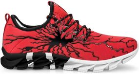 img 1 attached to ๐ MEINIANGUAN Sneakers: Stylish and Lightweight Lace-Up Athletic Shoes for Girls