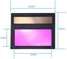 img 1 attached to 🛠️ Advanced Auto Darkening Replacement for Adjustable Sensitivity - The Ultimate Solution for Soldering Industrial Power & Hand Tools