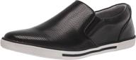 kenneth cole reaction sneaker cognac men's shoes in loafers & slip-ons logo