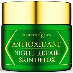 img 4 attached to 🌙 Night Repair Antioxidant Skin Detox: Powerful Night Cream for Women - Ultimate Anti-Aging Hydration Boost with Bio-Active Ingredients - Ideal Moisturizer for Wrinkle Reduction and Face Treatment - Suitable for Men and Women with Dry, Sensitive or Redness-Prone Skin