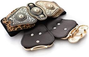 img 2 attached to Women's Stretch Elastic Fashion Accessories for Western Wear