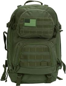 img 4 attached to 🎒 Green Rockland Large Military Tactical Laptop Backpack