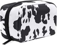 cosmetic personalized organizer toiletries cow small logo