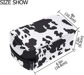 img 2 attached to Cosmetic Personalized Organizer Toiletries Cow Small