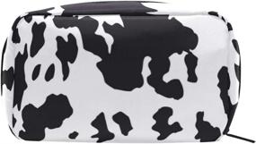 img 3 attached to Cosmetic Personalized Organizer Toiletries Cow Small