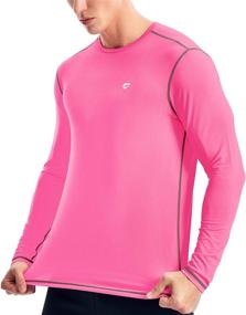 img 1 attached to Zengjo Men's Long Sleeve Athletic Running Base Layer Shirt - Lightweight Undershirt for Optimal Performance