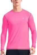 zengjo men's long sleeve athletic running base layer shirt - lightweight undershirt for optimal performance logo