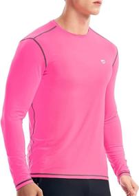 img 2 attached to Zengjo Men's Long Sleeve Athletic Running Base Layer Shirt - Lightweight Undershirt for Optimal Performance