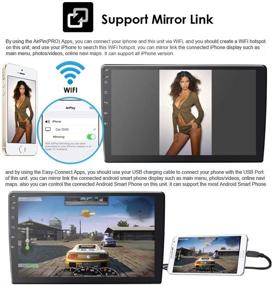 img 1 attached to 🚗 Enhance Your Kia Sportage 2011-2016: Android 10 Head Unit with 2GB RAM, 32GB ROM, 9 Inch Touch Screen, GPS Navigation, Bluetooth, USB, Mirror-Link and Indash Navi