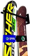 🎿 storeyourboard ski wall storage rack: ideal steel mount for home and garage skis storage, perfect for couples logo