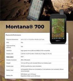 img 3 attached to 🌎 Усовершенствованный навигатор Garmin Montana 700 с защищенным корпусом, сенсорным экраном и навігатором GPS + набор Wearable4U Ultimate Power Pack