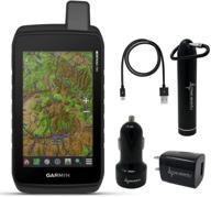 🌎 усовершенствованный навигатор garmin montana 700 с защищенным корпусом, сенсорным экраном и навігатором gps + набор wearable4u ultimate power pack логотип