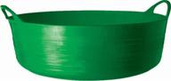 💚 tubtrugs 10" shallow tub, 9 gallon capacity, green logo