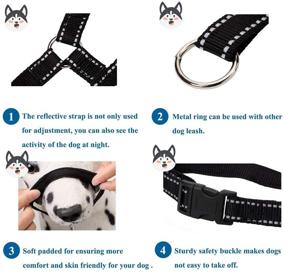 img 1 attached to 🐶 Lepark Dog Head Halter - Reflective Safety Strap to Prevent Dog Pulling | Head Collar for Small, Medium & Large Dogs