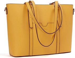 img 4 attached to BROMEN Leather Women Handbag Large