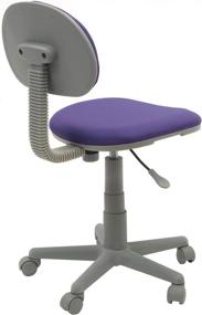 img 1 attached to 🪑 Calico Designs Deluxe Task Chair: Stylish Purple with Gray Base - 18516