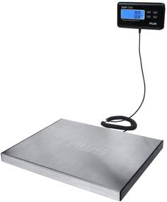 img 2 attached to 📦 AMW-SHIP330 Heavy Duty Digital Shipping Postal Scale - Large Stainless Steel Platform, 330lbs X 0.1lbs, American Weigh Scale Ship Series