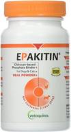 🐾 vetoquinol epakitin: chitosan-based renal support supplement powder for cats & dogs - phosphate binder logo