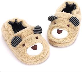 img 1 attached to KAKU NANU Slippers: Perfect 👣 Toddler Walker Boys' Shoes in Comfy Slippers