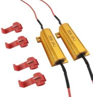 ibrightstar 50w 6ohm load resistors: 💡 resolving led bulb hyper flash & error code logo