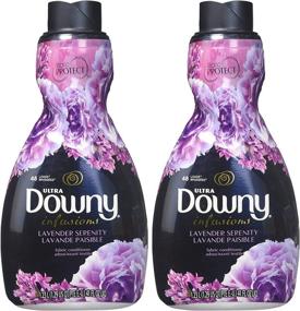 img 1 attached to 🌸 Downy Ultra Infusions Liquid Fabric Softener, Lavender Serenity: Ultimate 2-Pack for Fresh, Soft Clothes!