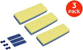 img 3 attached to Convenient 3-Pack: Quickie Automatic Sponge Mop Refill for Easy Maintenance