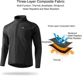 img 3 attached to LAMEDA Cycling Winter Windproof Softshell Sports & Fitness