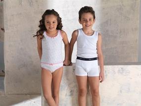 img 3 attached to Brix Boys' White Tanktop Undershirt: Tagless 100% Cotton Super Soft 4-Pack Tees – Ultimate Comfort and Quality