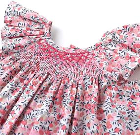 img 2 attached to 👗 Baby Girls Summer Casual Dresses - Simplee kids Toddler Floral Print Sundress for Princess-Like Style