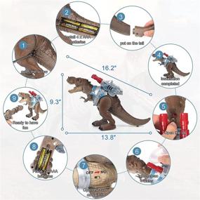 img 3 attached to Aitere Dinosaur Multifunction Realistic Tyrannosaurus