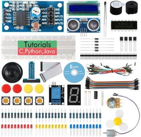 img 4 attached to 🔑 Keywish Ultimate Starter Kit для Raspberry Pi 4 B 3 B+ 400 - 434 страницы подробных учебников, Python C Java - 223 предмета, 57 проектов - Изучайте электронику и программирование с паяльной доской без пайки.