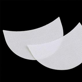 img 1 attached to 👁️ 100 Pieces Eyeshadow Shields: Makeup Tape Supplies for Professional Eye Crease Definition, Eyeliner Stencil Stickers, Under Eye Adhesive Shields for False Eyelashes Extension, Perming, Tinting, and Lip Makeup - Lint-Free Eye Gel Pad