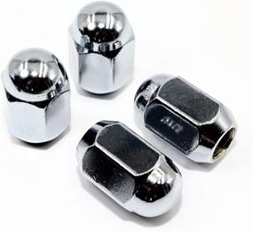 img 4 attached to 🔩 Pack of 20 Veritek 12x1.5mm Chrome Dome Top Acorn Lug Nuts with 3/4 19mm Hex - 1.40" Conical Seat for OEM or Custom Alloy Wheels