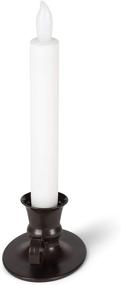 img 1 attached to 🕯️ Flameless LED Taper Candle Set with Timer - Mark Feldstein & Associates (Pack of 2)